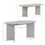 Nordure Sorell Mesa de Comedor Extensible Nogal Milano